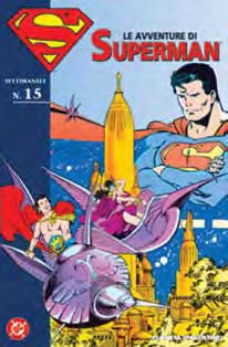Copertina fumetto LE AVVENTURE DI SUPERMAN vol. 15