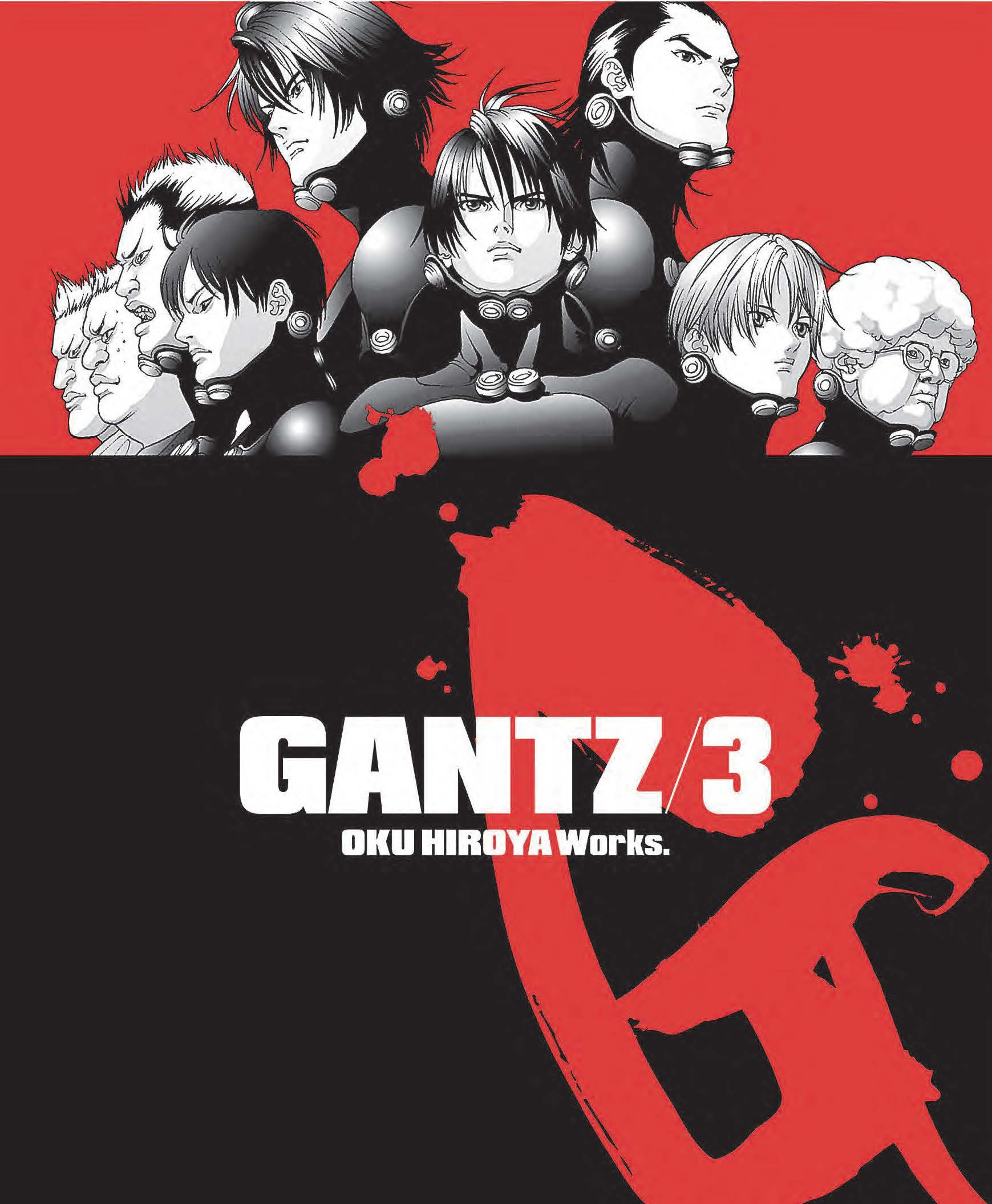 Copertina fumetto GANTZ vol. 3