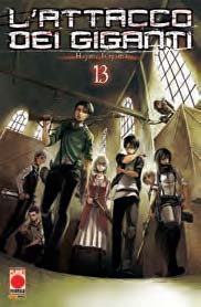 Copertina fumetto L'ATTACCO DEI GIGANTI vol. 13