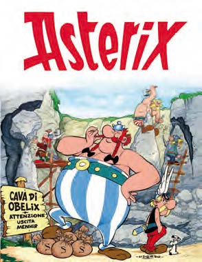 Copertina fumetto ASTERIX E LA OBELIX SPA vol. 23