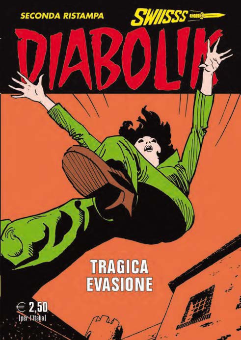 Copertina fumetto TRAGICA EVASIONE