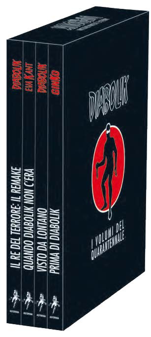 Copertina fumetto COFANETTO DIABOLIK 40°