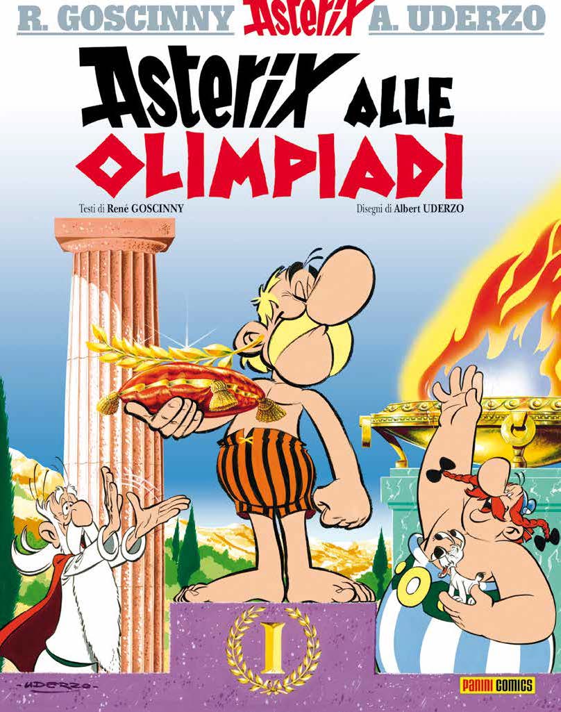 Copertina fumetto ASTERIX ALLE OLIMPIADI