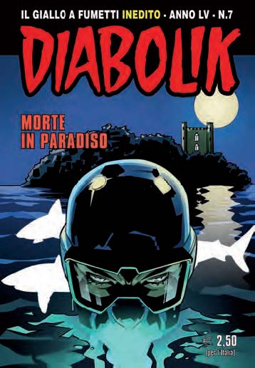 Copertina fumetto MORTE IN PARADISO