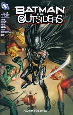 Copertina fumetto BATMAN E GLI OUTSIDERS vol. 3