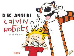Copertina fumetto DIECI ANNI DI CALVIN AND HOBBES