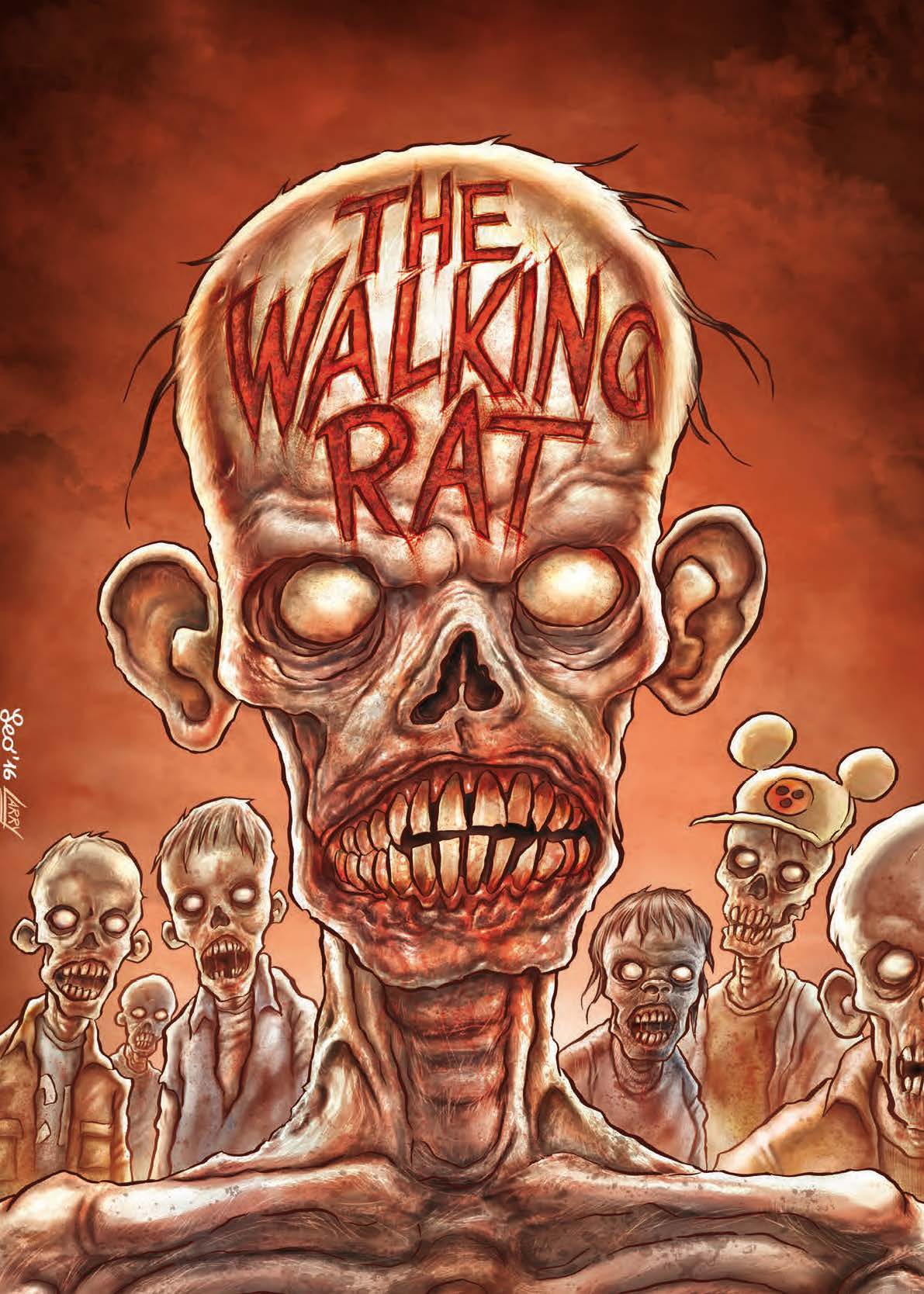 Copertina fumetto THE WALKING RAT