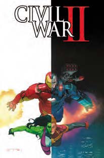 Copertina fumetto CIVIL WAR II
