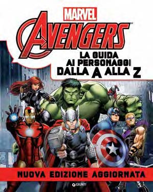 Copertina fumetto AVENGERS GUIDA AI PERSONAGGI DALLA A ALLA Z