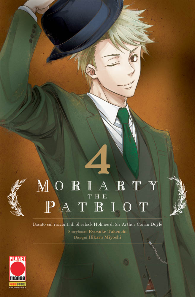 Copertina fumetto MORIARTY THE PATRIOT vol. 4