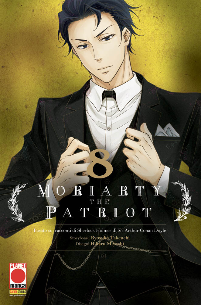 Copertina fumetto MORIARTY THE PATRIOT vol. 8