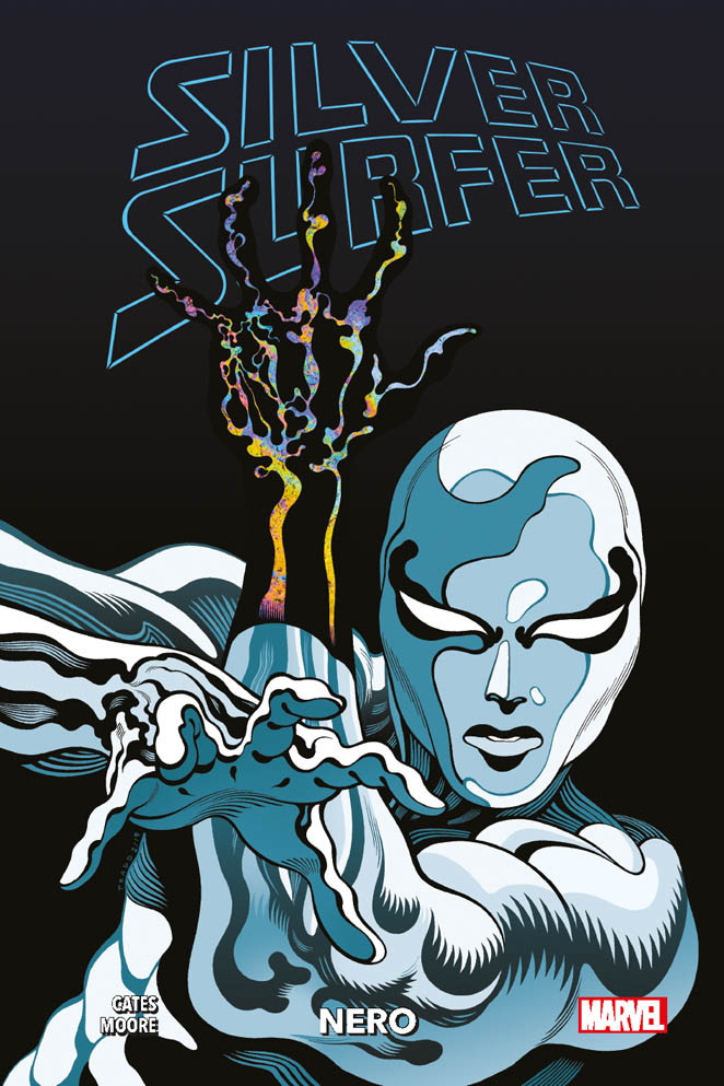 Copertina fumetto SILVER SURFER: NERO
