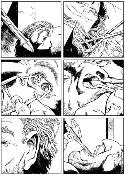 Dettaglio fumetto IL CUORE DI LOMBROSO