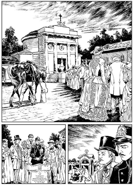 Dettaglio fumetto IL CUORE DI LOMBROSO