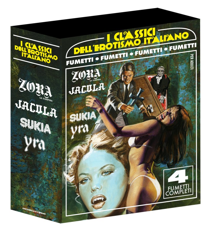 Copertina fumetto I CLASSICI DELL'EROTISMO ITALIANO vol. 1