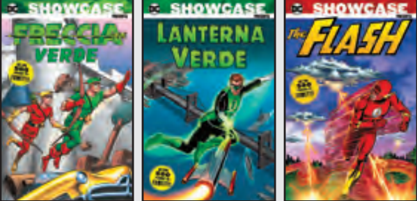 Copertina fumetto FLASH, LANTERNA VERDE, FRECCIA VERDE