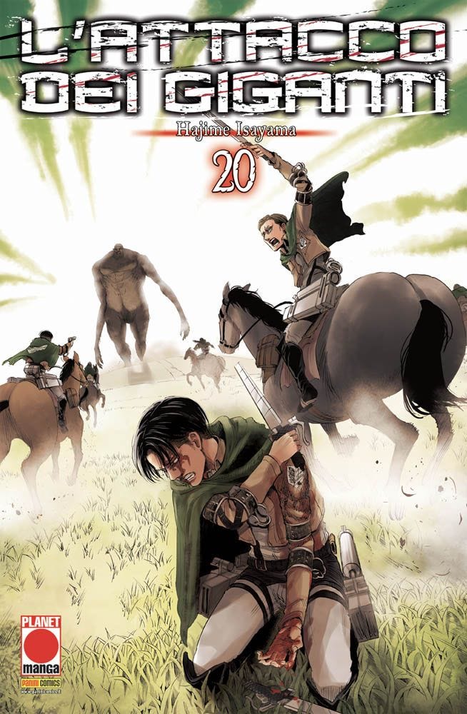 Copertina fumetto L'ATTACCO DEI GIGANTI vol. 20