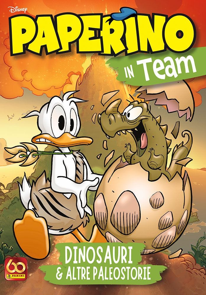 Copertina fumetto PAPERINO IN TEAM