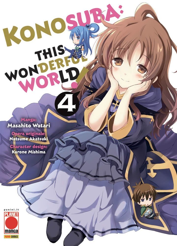 Copertina fumetto KONOSUBA: THIS WONDERFUL WORLD! vol. 4