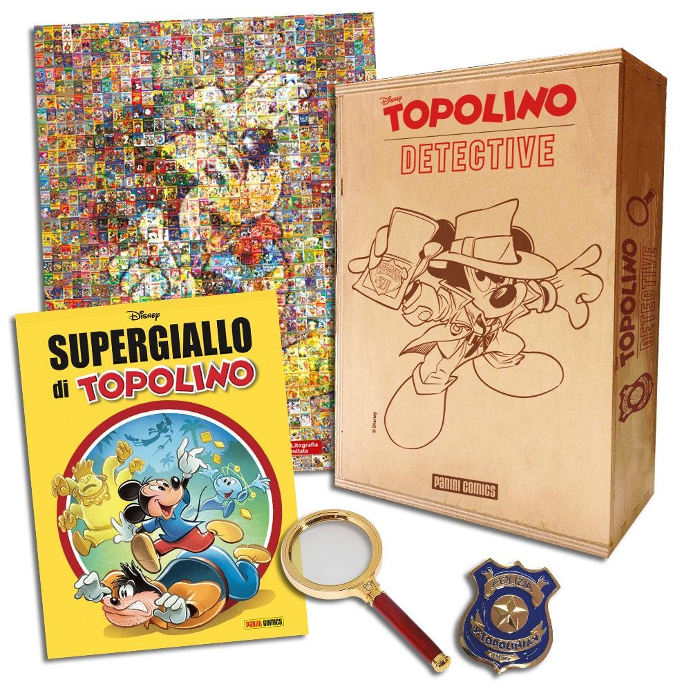 Copertina fumetto BOX TOPOLINO DETECTIVE