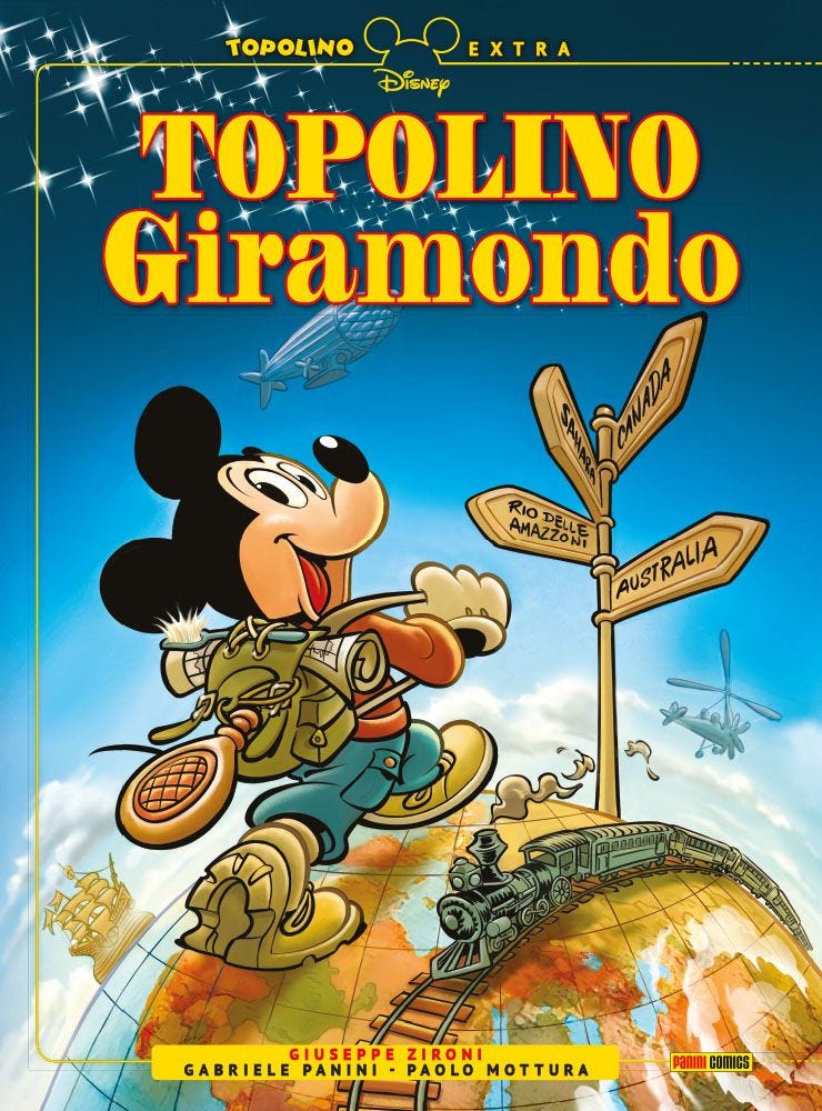 Copertina fumetto TOPOLINO GIRAMONDO