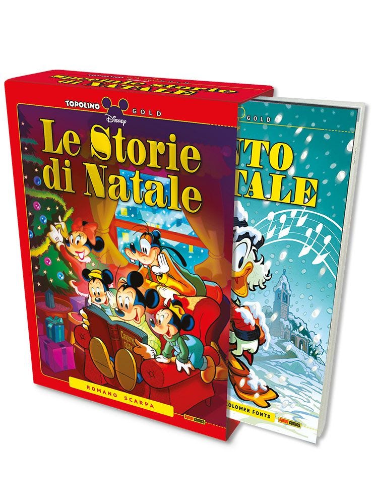 Copertina fumetto CANTO DI NATALE