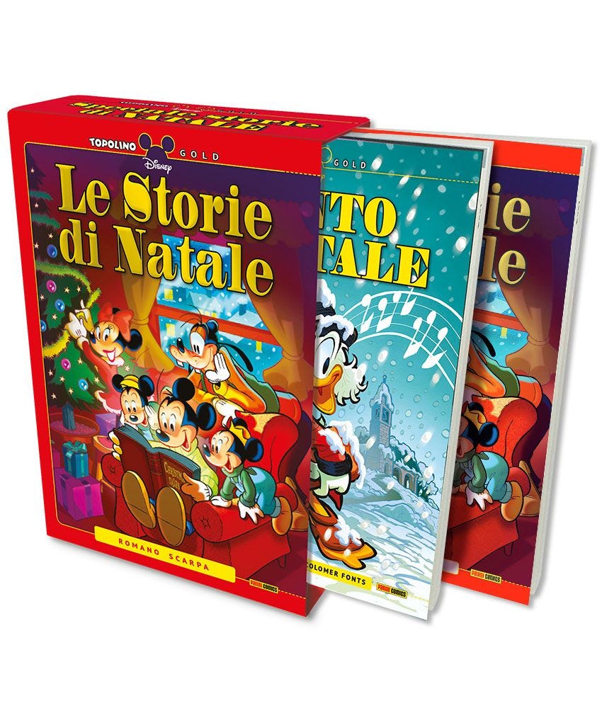 Copertina fumetto LE STORIE DI NATALE + CANTO DI NATALE