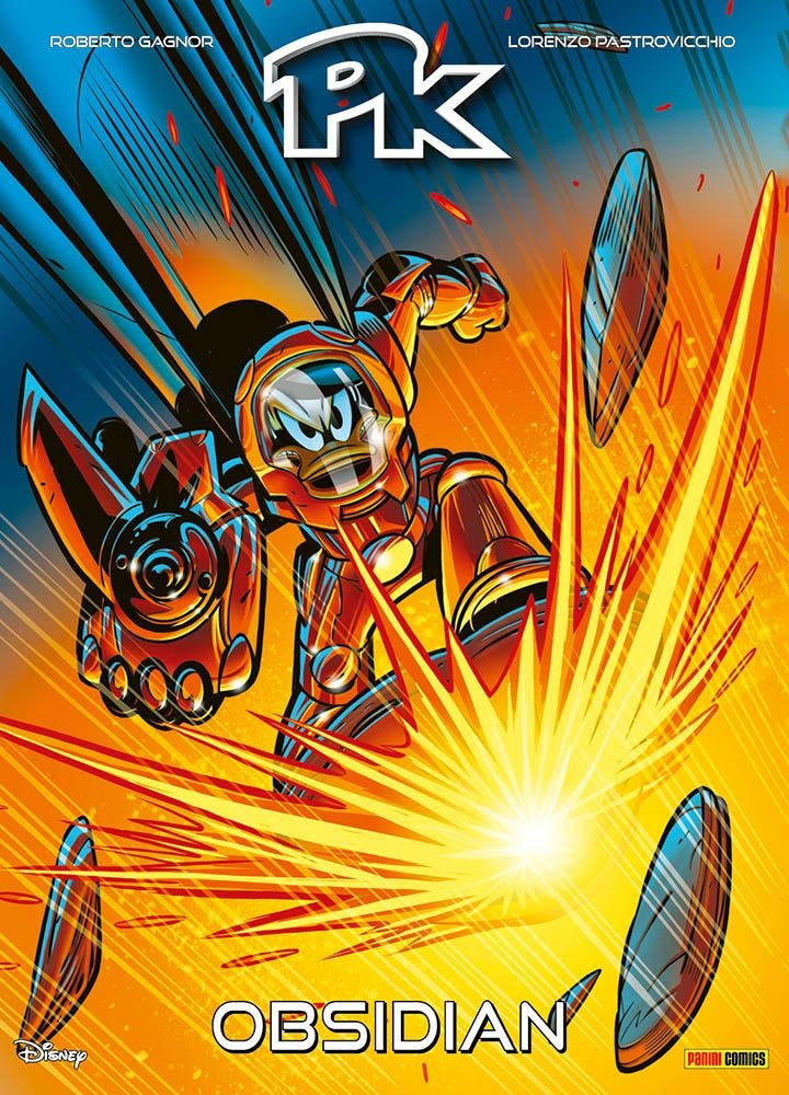 Copertina fumetto PK - OBSIDIAN