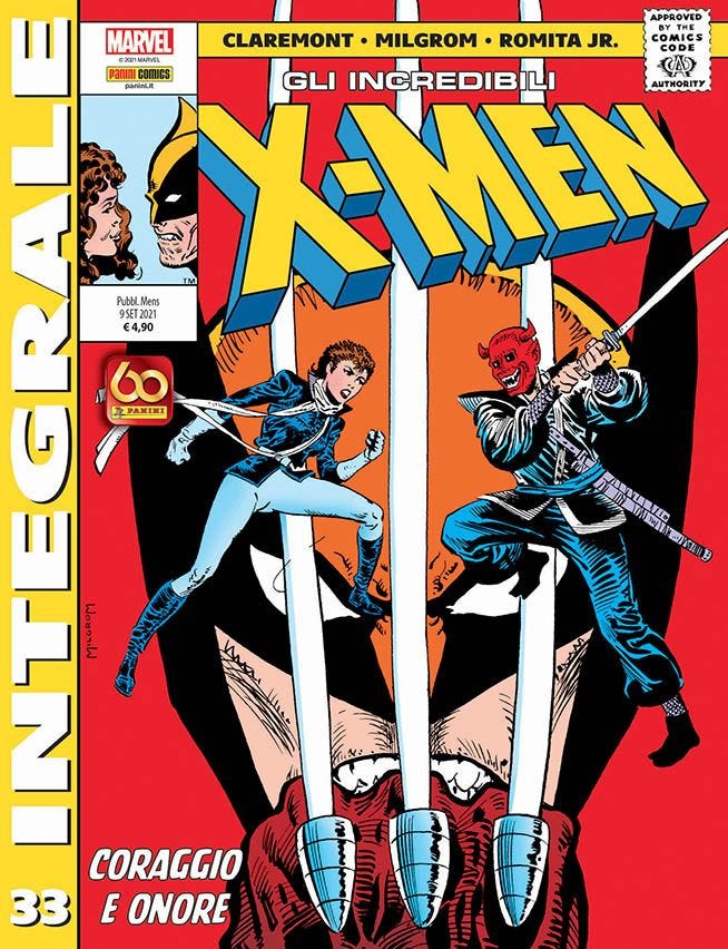 Copertina fumetto GLI INCREDIBILI X-MEN vol. 33