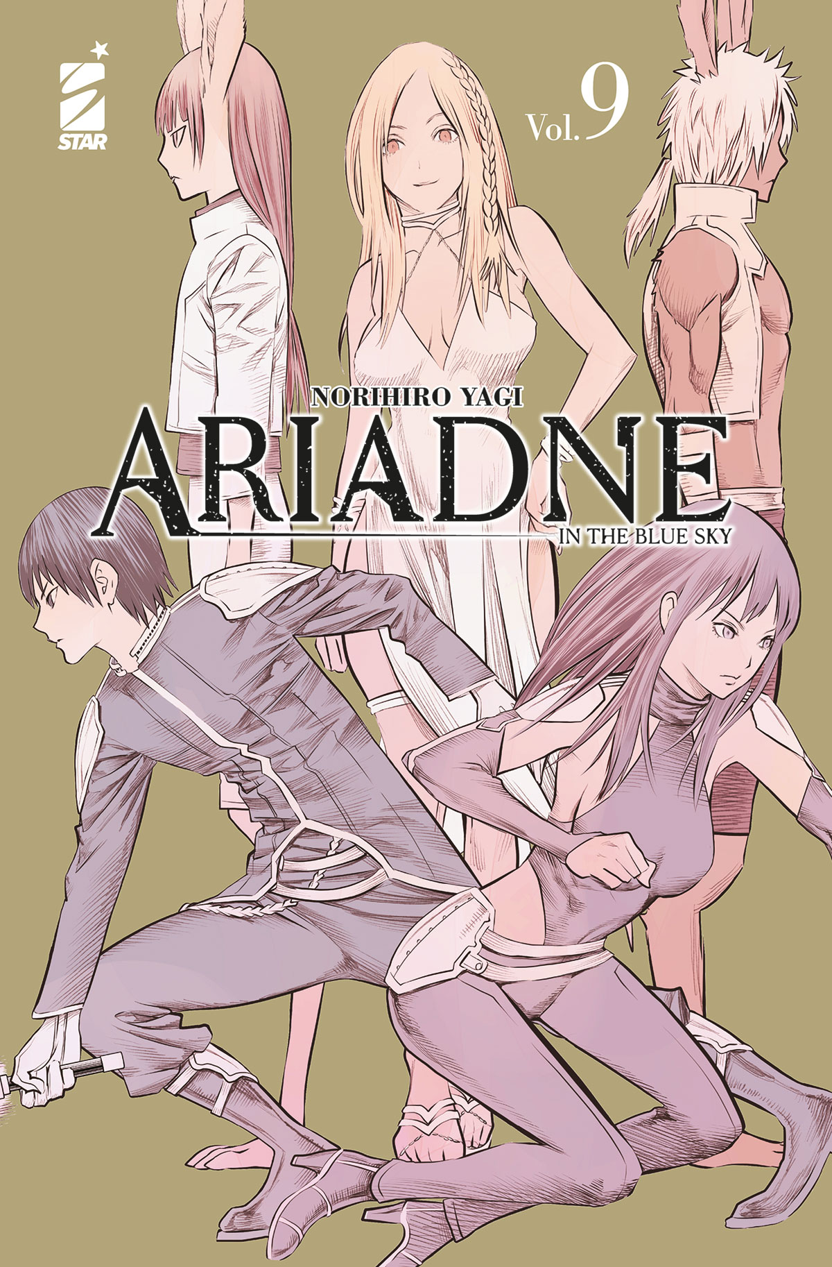 Copertina fumetto ARIADNE IN THE BLUE SKY vol. 9