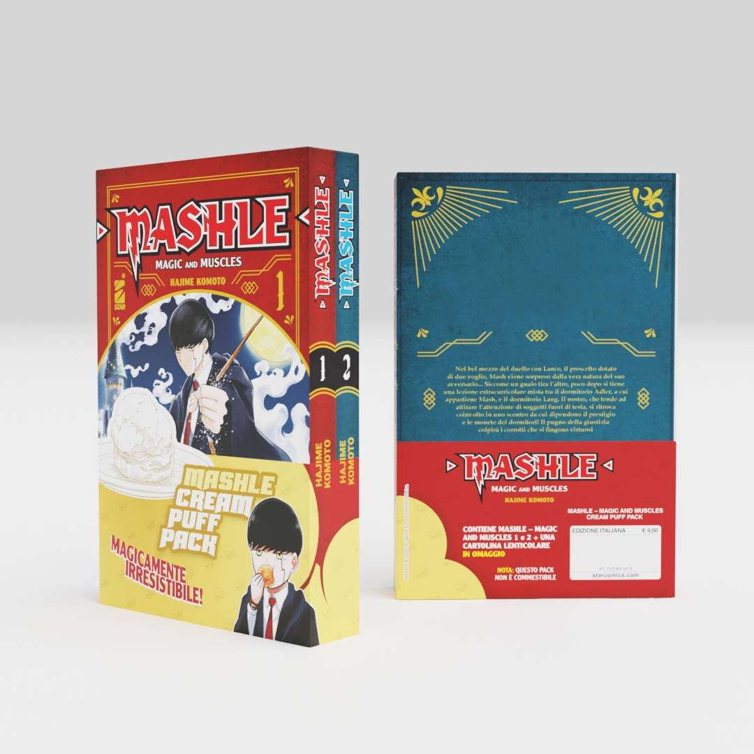 Copertina fumetto MASHLE CREAM PUFF PACK