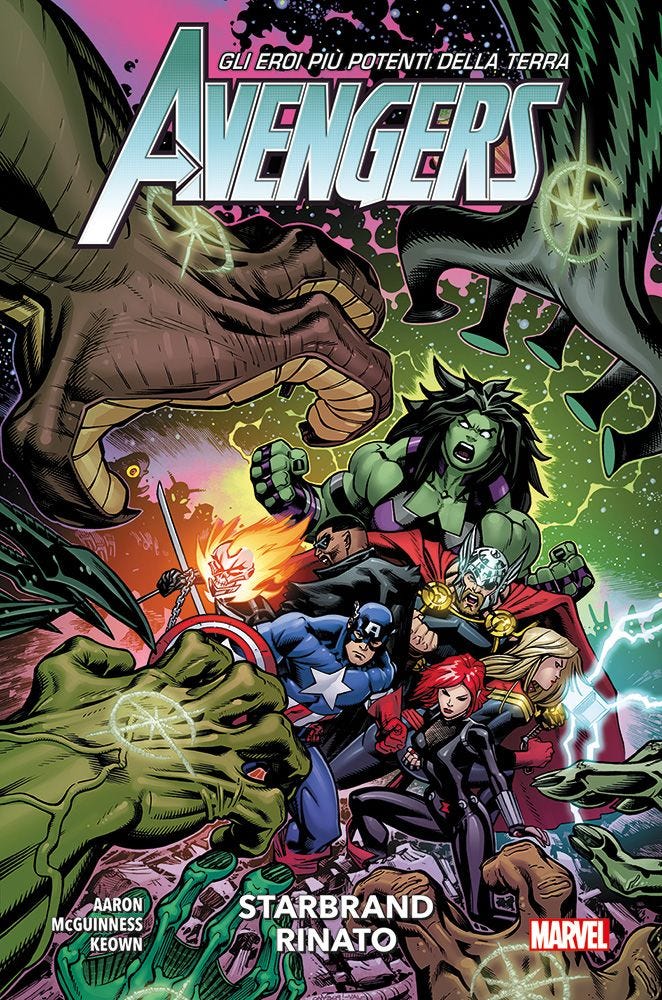 Copertina fumetto AVENGERS vol. 6