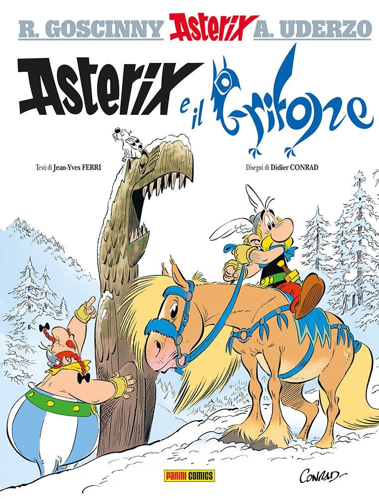 Copertina fumetto ASTERIX E IL GRIFONE