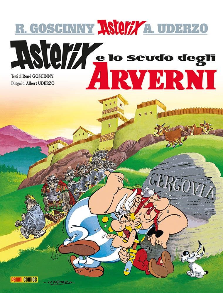 Copertina fumetto ASTERIX E LO SCUDO DEGLI ARVERNI