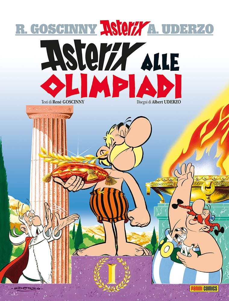 Copertina fumetto ASTERIX ALLE OLIMPIADI
