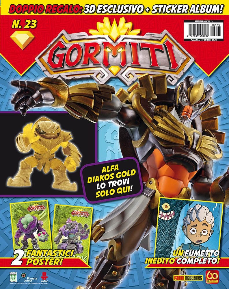 Copertina fumetto GORMITI MAGAZINE vol. 23