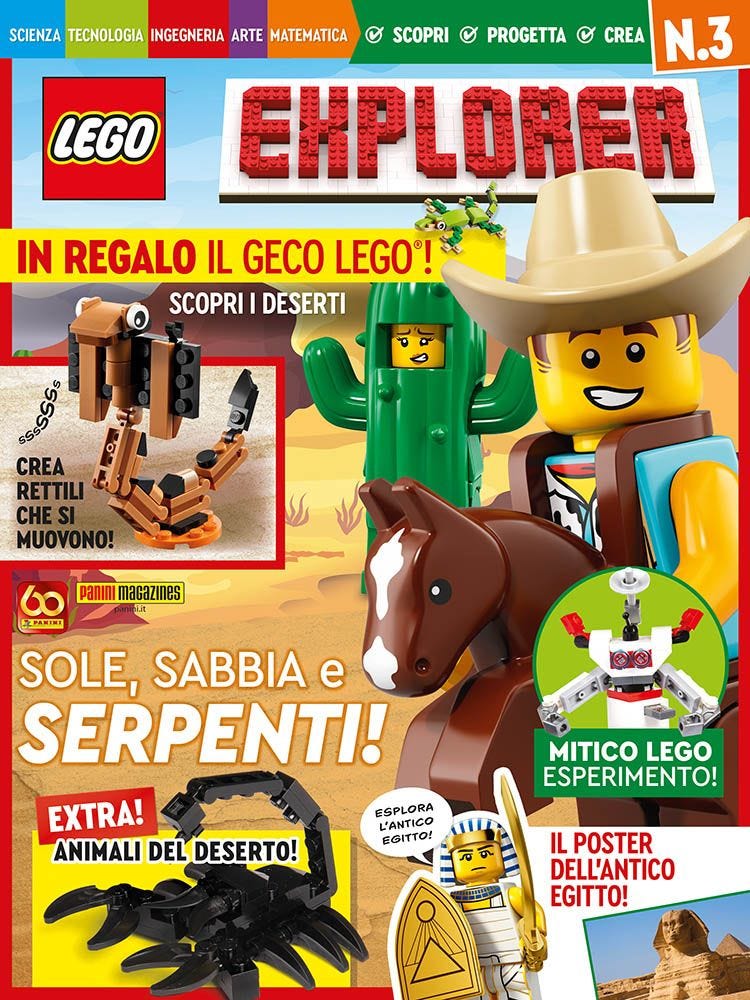Copertina fumetto LEGO®  EXPLORER MAGAZINE vol. 3