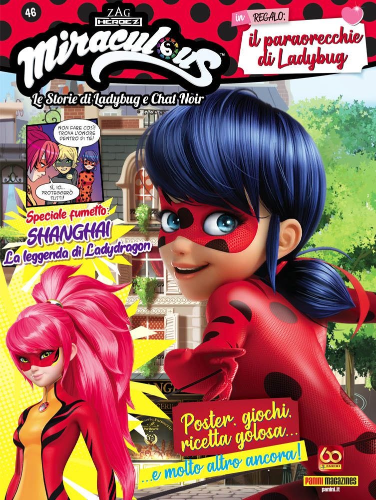 Copertina fumetto MIRACULOUS LADYBUG MAGAZINE vol. 46