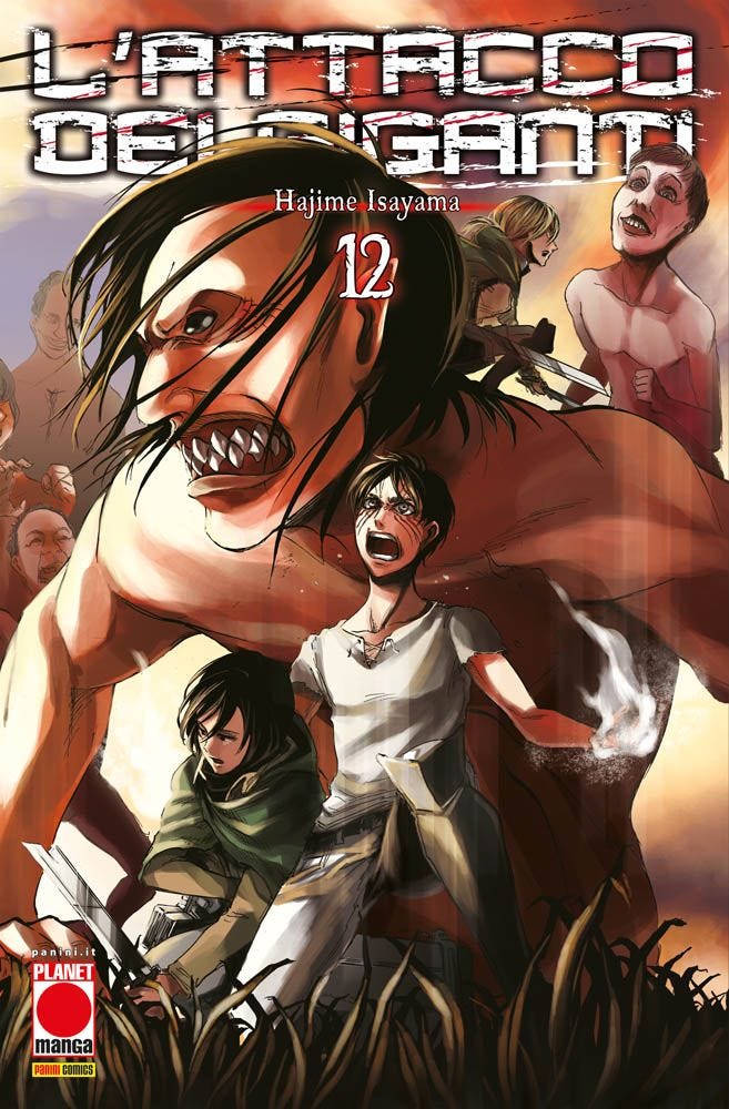 Copertina fumetto L'ATTACCO DEI GIGANTI vol. 12