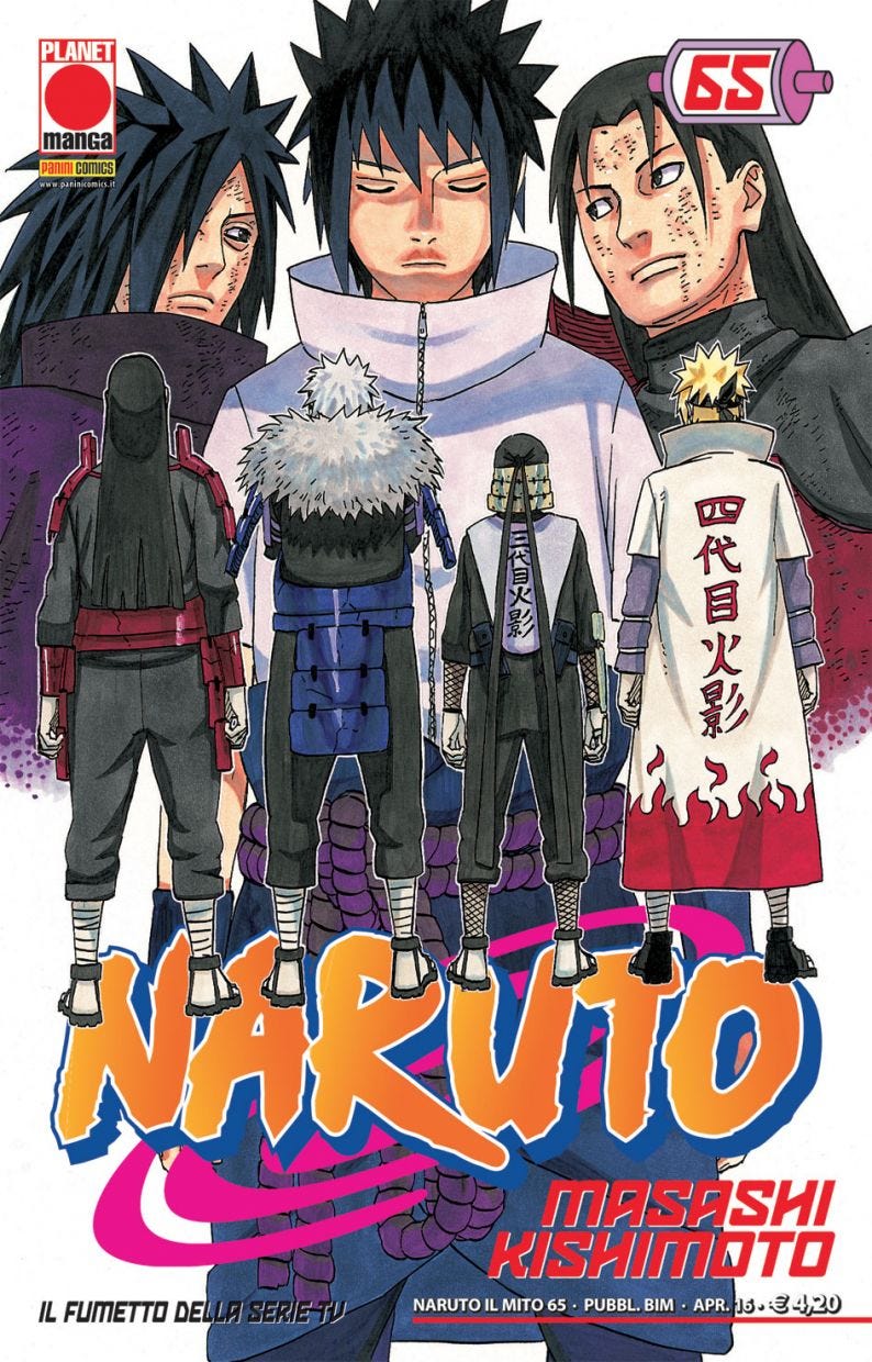 Copertina fumetto NARUTO vol. 65