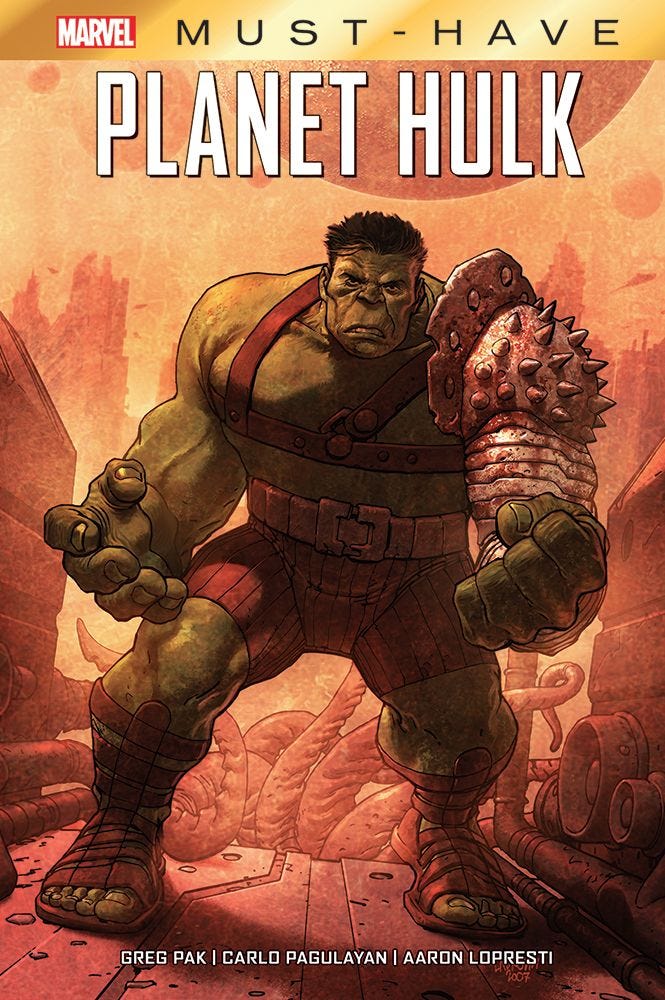 Copertina fumetto PLANET HULK