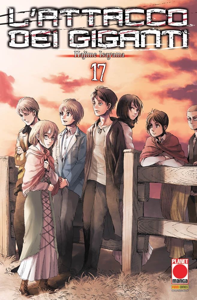 Copertina fumetto L'ATTACCO DEI GIGANTI vol. 17