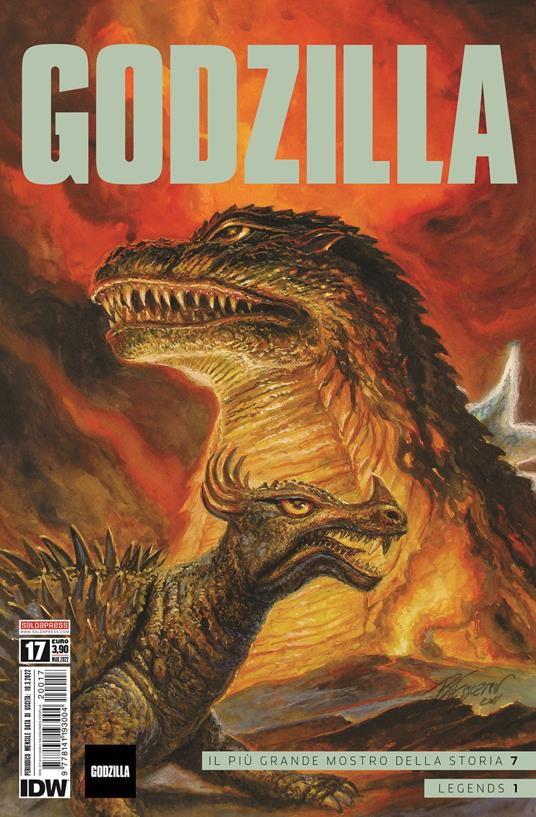 Copertina fumetto GODZILLA vol. 17