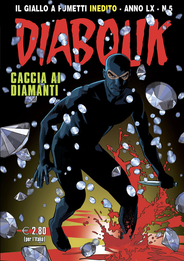 Copertina fumetto DIABOLIK vol. 5