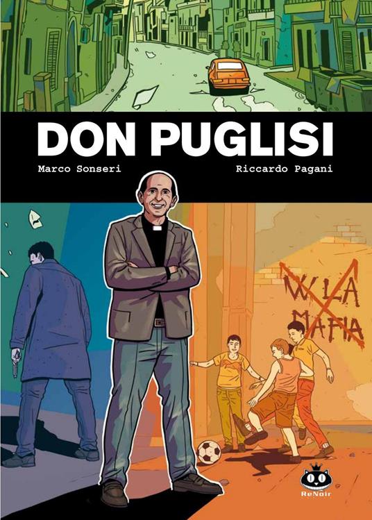 Copertina fumetto DON PUGLISI