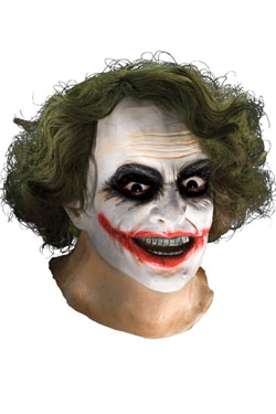 BATMAN DARK KNIGHT LATEX MASK JOKER
