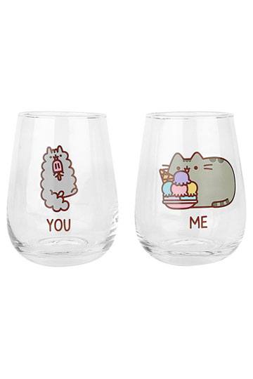PUSHEEN DRINKING GLASSES YOU&ME (2)