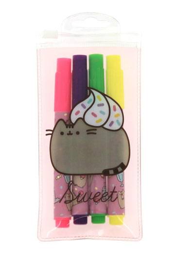 PUSHEEN HIGHLIGHTERS CASE (6)