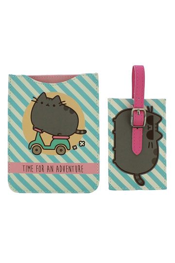 PUSHEEN PASSPORT HOLDER&LUGGAGE TAG