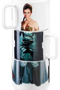 STAR WARS LEIA LANDO HAN SOLO MUGS